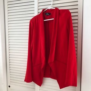 NWOT - Lulu’s bright red blazer